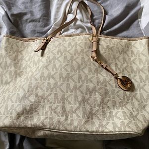 Michael Kors signature print tote bag